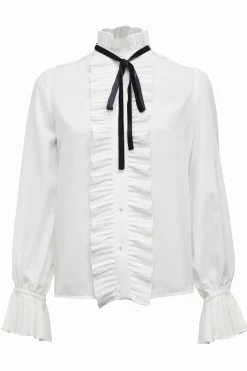 Online Olivia Tie Shirt Women Shirts & Blouses