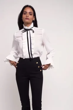 Online Olivia Tie Shirt Women Shirts & Blouses