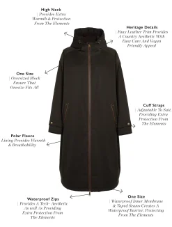 Online One-Size Waterproof Coat Women Coats|Coats
