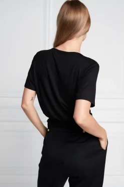 Fashion Ornate Crest Tee Women Tees