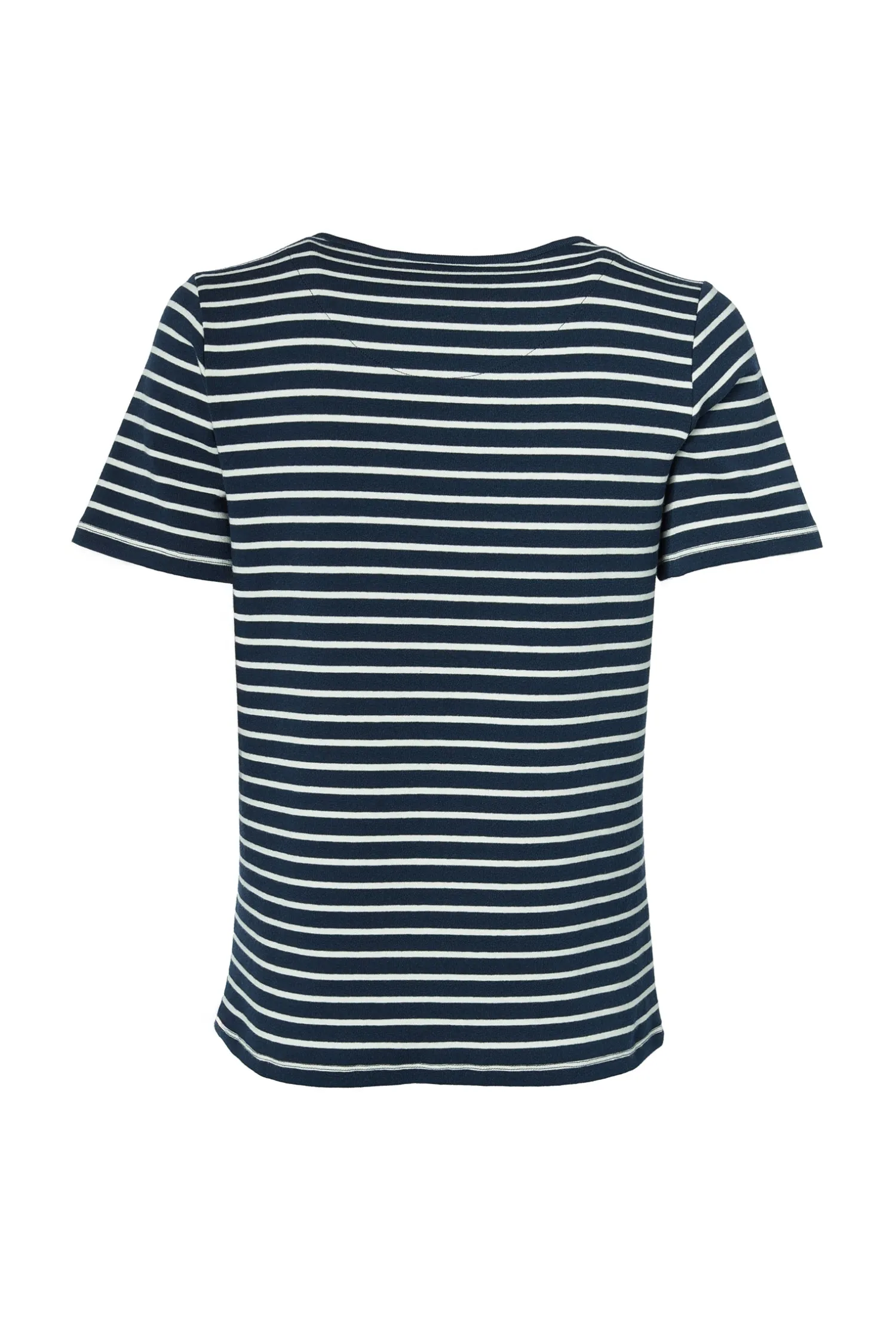 Sale Padstow Crew Neck Tee (Ink Navy Natural Stripe) Women Tees|Tops
