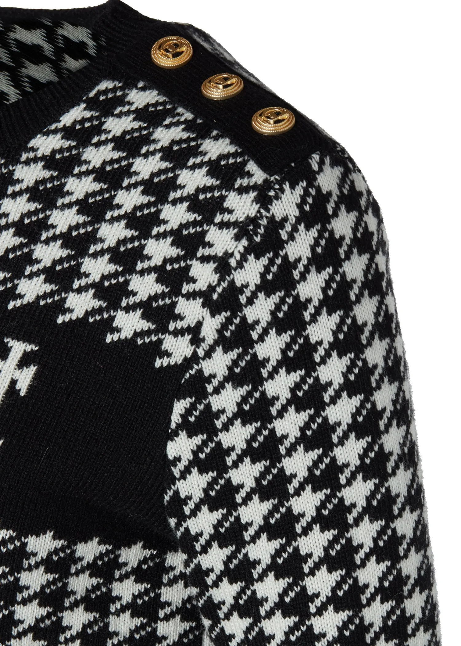 Fashion Panel Crew Neck Knit Women Knitwear