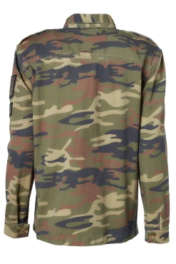 Best Premium Artillery Jacket (Washed Camo) Women Jackets