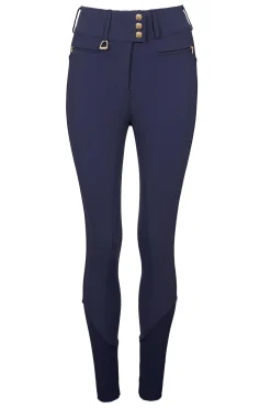 Sale Premium High Rise Breeches (Yale Blue) Breeches