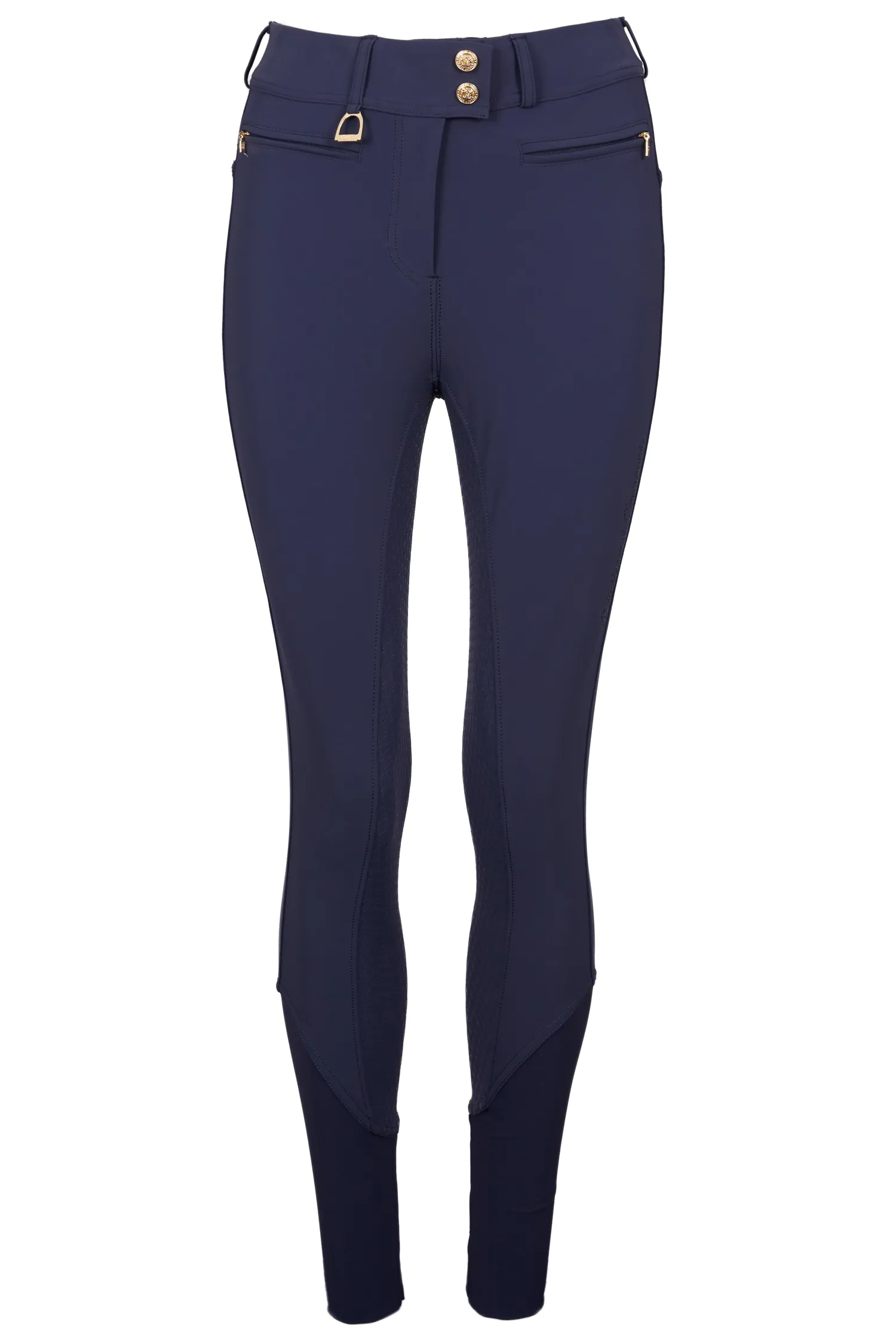 Clearance Premium Mid Rise Breeches (Yale Blue) Breeches