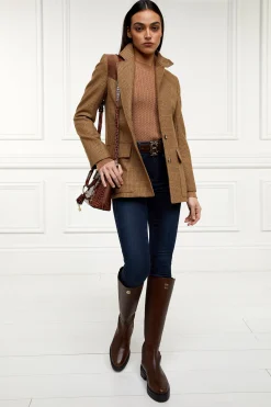 Sale Princeton Crew Neck Knit (Dark Camel) Women Knitwear