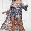 Fashion Pyjama Set (Sky Blue) Women Sleepwear