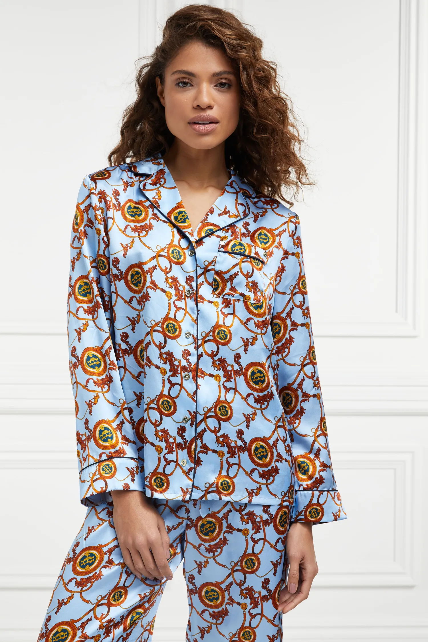 Fashion Pyjama Set (Sky Blue) Women Sleepwear