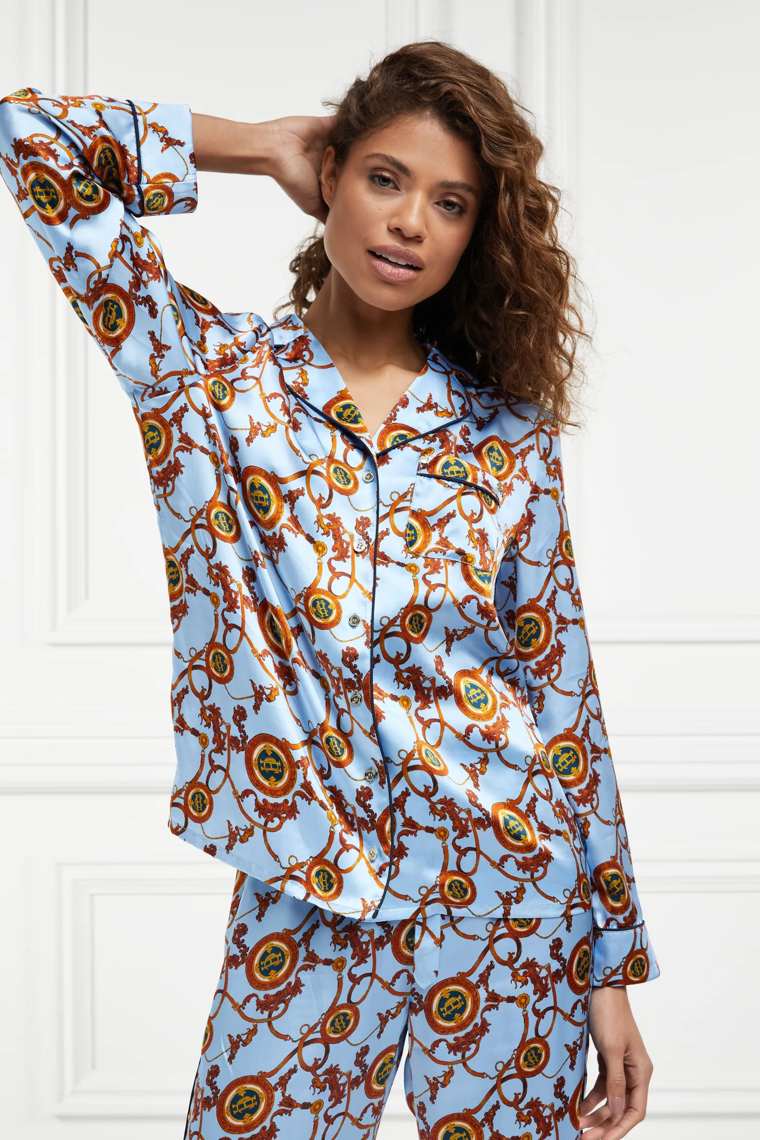 Fashion Pyjama Set (Sky Blue) Women Sleepwear