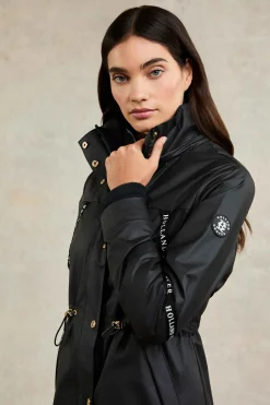 Sale Rain Coat (Matte Black) Women Coats|Backpack
