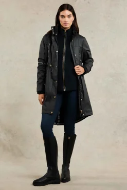 Sale Rain Coat (Matte Black) Women Coats|Backpack
