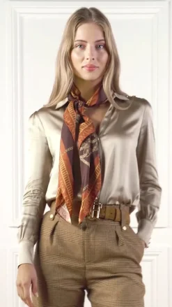 Discount Regal Horse Silk Scarf Women Scarves|Scarves
