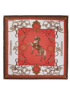Fashion Regal Horse Silk Scarf Women Scarves|Scarves