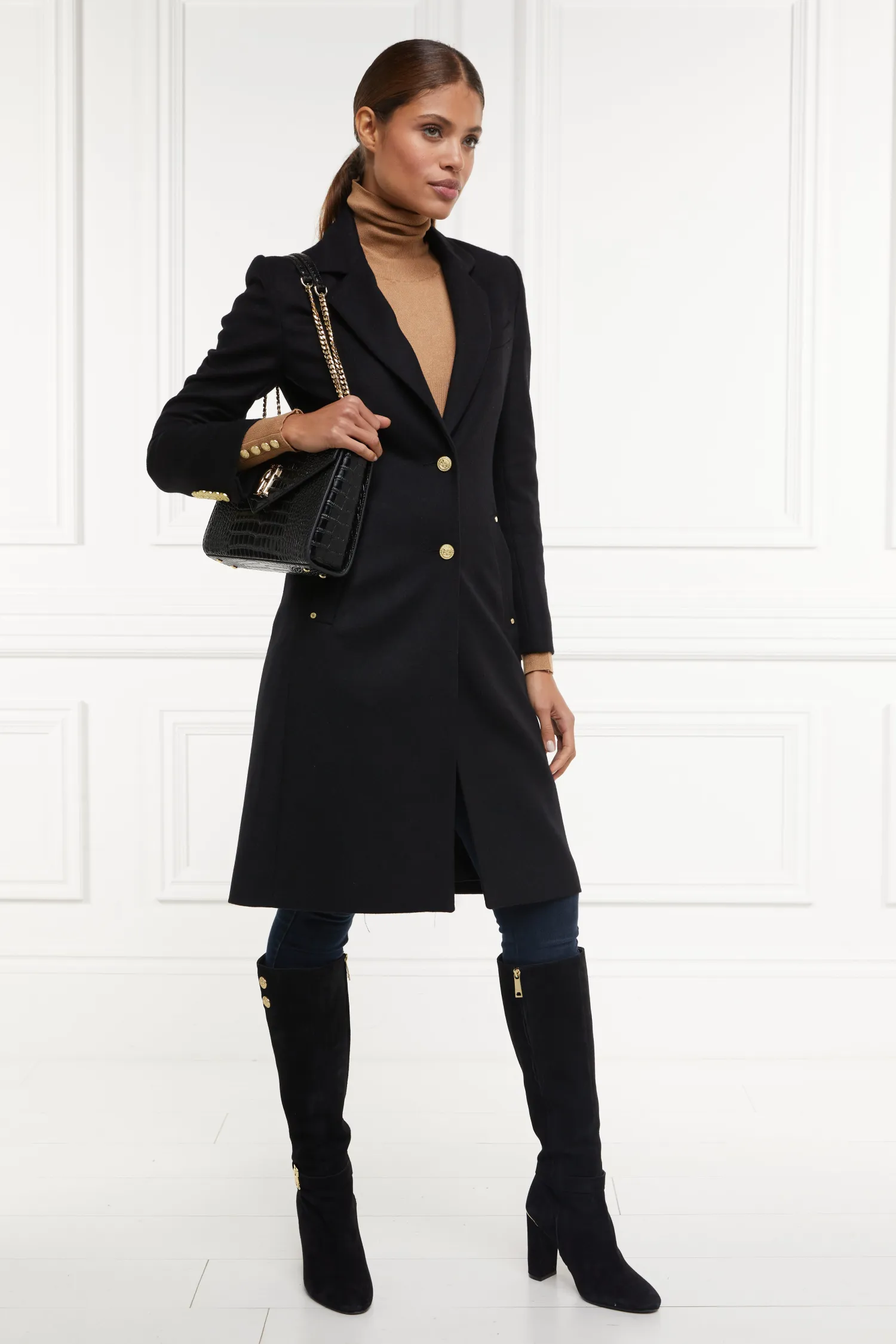 Online Regency Coat (Soft Black) Women Coats|Tailoring
