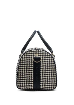 Sale Regency Holdall (Ecru Houndstooth) Women Holdalls & Suitcases|Travel Bags