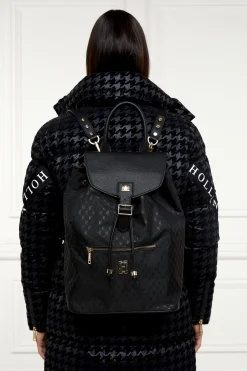 Hot Regency Monogram Backpack (Black Monogram) Women Holdalls & Suitcases|Travel Bags
