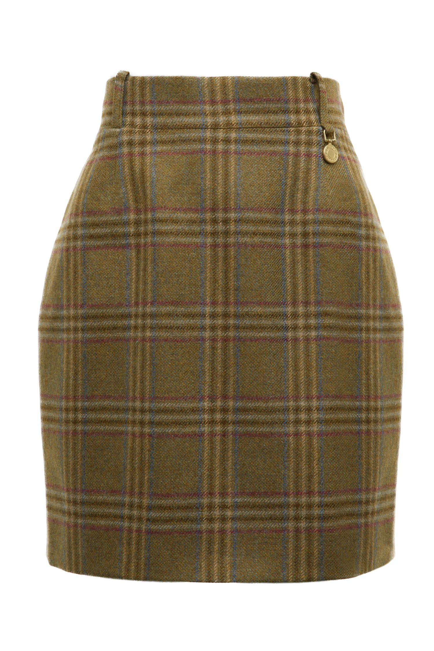 Sale Regency Skirt (Avebury Green Check) Women Skirts|Tailoring