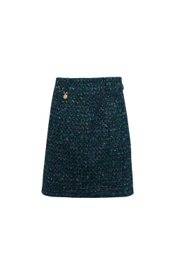Discount Regency Skirt (Emerald Boucle) Women Skirts|Tailoring