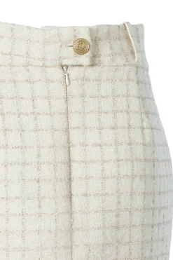 Hot Regency Skirt (Ivory Sparkle Tweed) Women Skirts|Tailoring