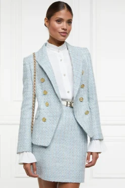 Outlet Regency Skirt (Sky Blue Boucle) Women Skirts|Tailoring