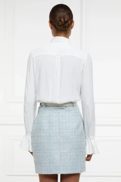 Outlet Regency Skirt (Sky Blue Boucle) Women Skirts|Tailoring