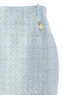 Outlet Regency Skirt (Sky Blue Boucle) Women Skirts|Tailoring