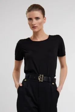 Outlet Relax Fit Crew Neck Tee Women Tees|Tops
