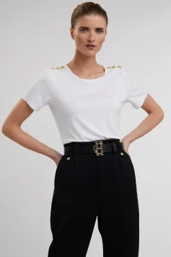 New Relax Fit Crew Neck Tee Women Tees|Tops