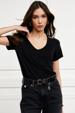 New Relax Fit V-Neck Tee Women Tees|Tops