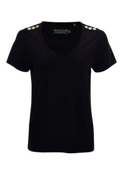 New Relax Fit V-Neck Tee Women Tees|Tops