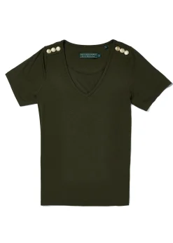 Clearance Relax Fit V-Neck Tee Women Tees|Tops