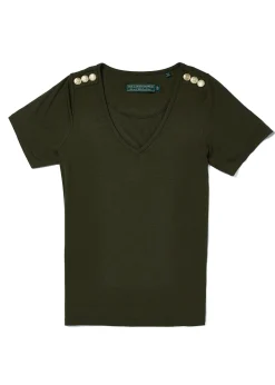 Clearance Relax Fit V-Neck Tee Women Tees|Tops