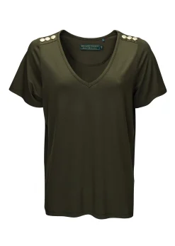 Clearance Relax Fit V-Neck Tee Women Tees|Tops