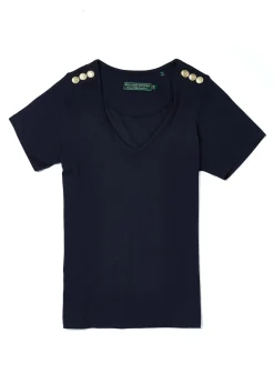 Discount Relax Fit V-Neck Tee Women Tees|Tops