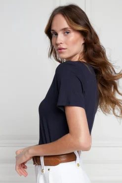 Discount Relax Fit V-Neck Tee Women Tees|Tops