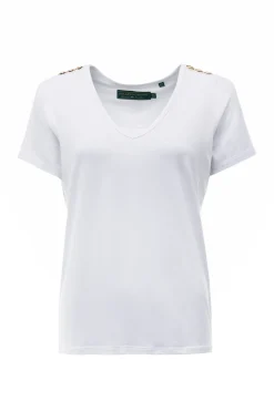 Sale Relax Fit V-Neck Tee Women Tees|Tops