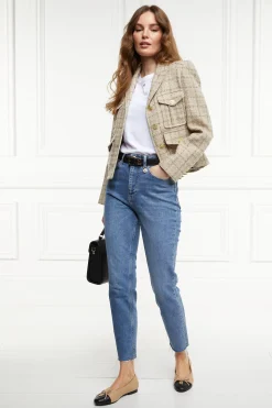 Outlet Richmond Jacket (Camel Sparkle Tweed) Women Jackets|Tailoring