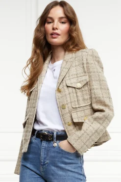 Outlet Richmond Jacket (Camel Sparkle Tweed) Women Jackets|Tailoring