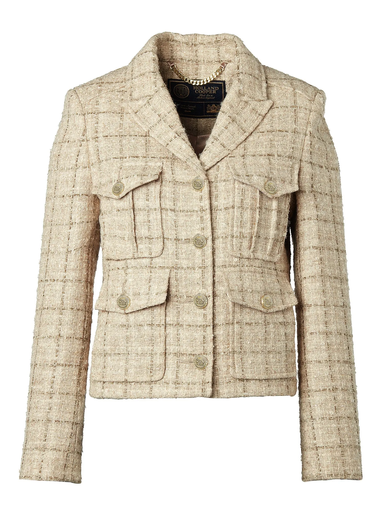 Outlet Richmond Jacket (Camel Sparkle Tweed) Women Jackets|Tailoring