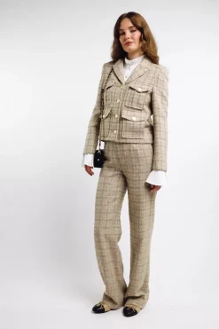 Outlet Richmond Jacket (Camel Sparkle Tweed) Women Jackets|Tailoring