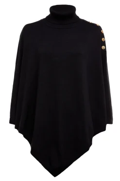 Outlet Roll Neck Cape Women Capes|Knitwear