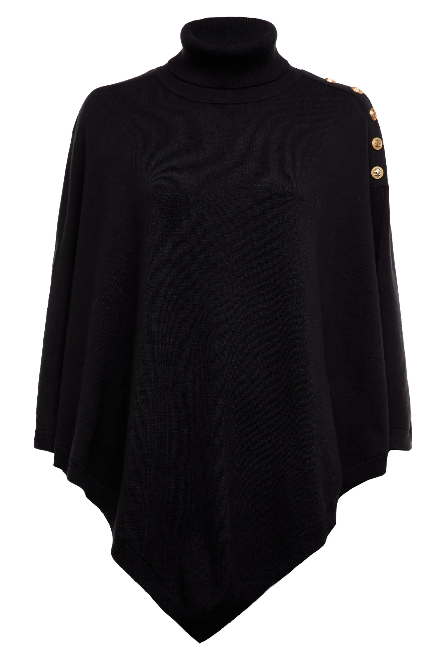 Outlet Roll Neck Cape Women Capes|Knitwear