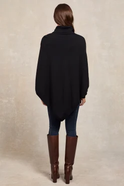 Outlet Roll Neck Cape Women Capes|Knitwear