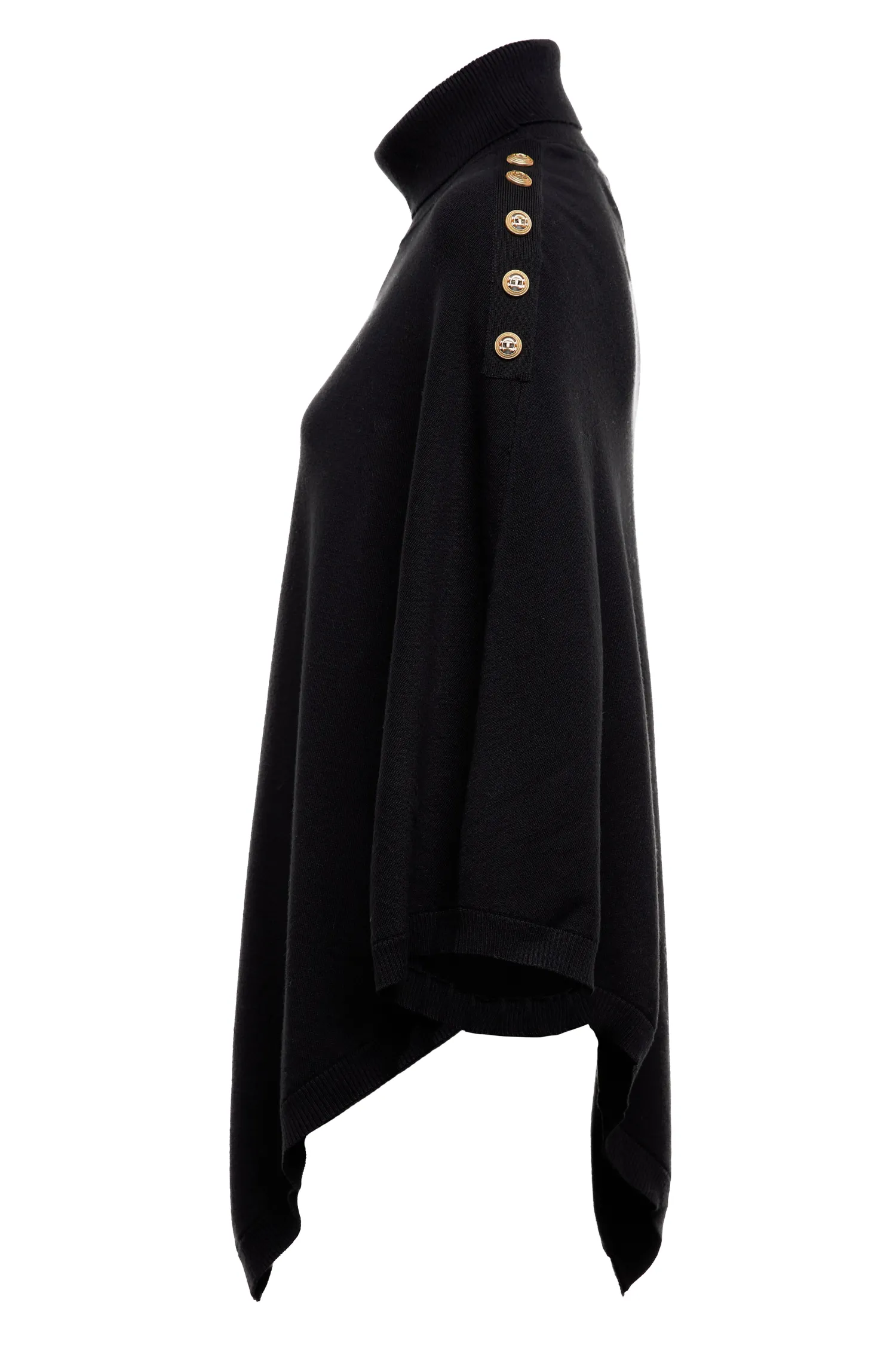 Outlet Roll Neck Cape Women Capes|Knitwear