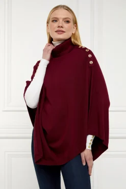 Outlet Roll Neck Cape Women Capes|Knitwear