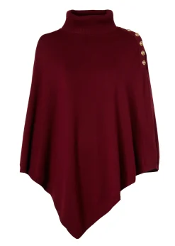 Outlet Roll Neck Cape Women Capes|Knitwear