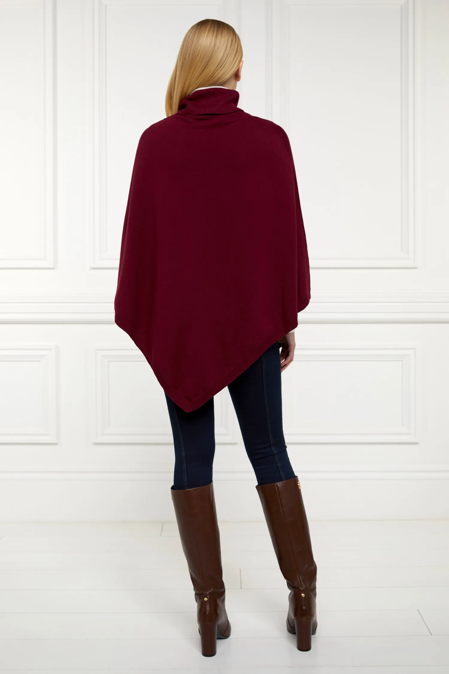 Outlet Roll Neck Cape Women Capes|Knitwear