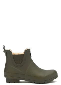 Sale Rubber Chelsea Boot (Matte Green Gunmetal) Women Wellington Boots