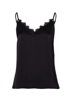 Outlet Satin Lace Cami Women Tops