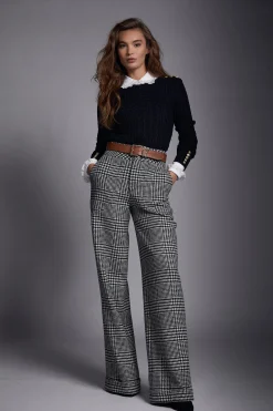 Hot Seattle Cable Crew Knit Women Knitwear
